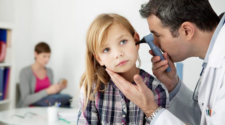 Young Girl with an ENT doctor