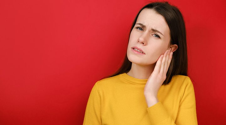 woman with earache
