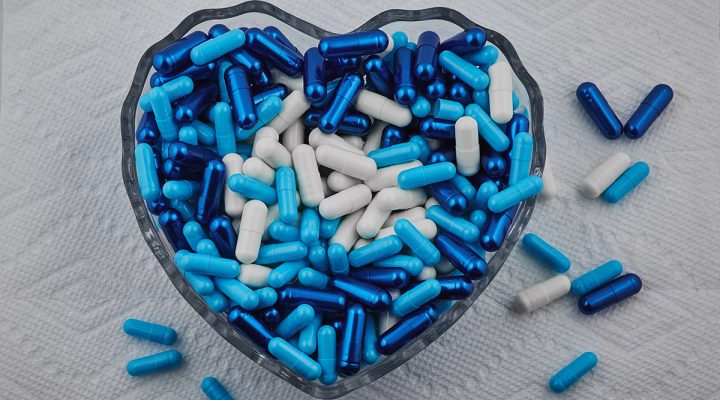 compound capsules on a table