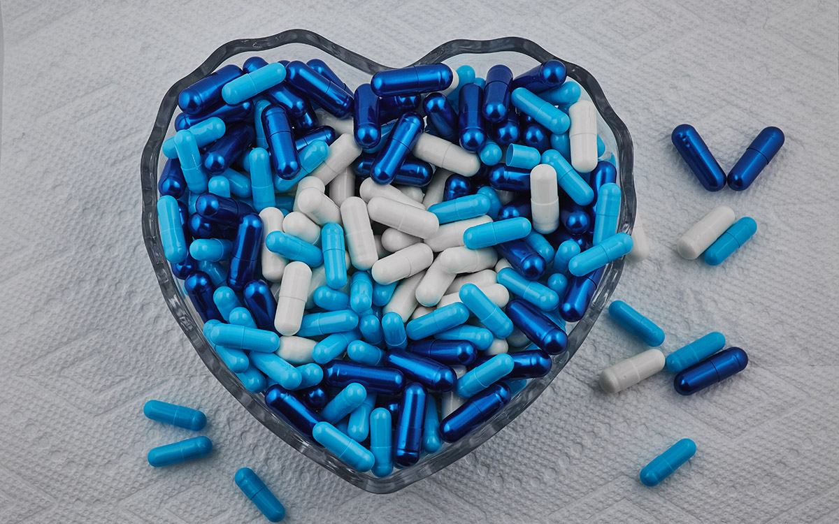 compound capsules on a table