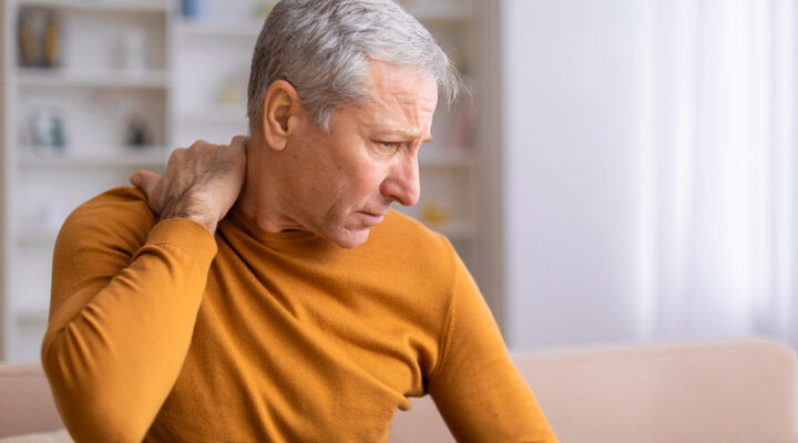 man with chronic pain