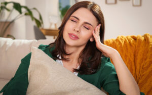 woman hormone balance headache